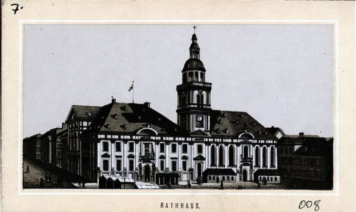 Rathaus, ca. 1889