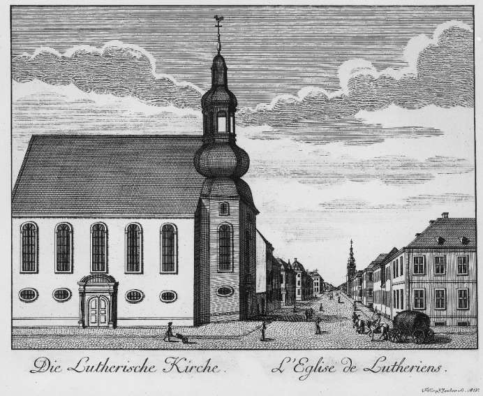 Alte Trinitatiskirche, Lutherische Kirche G 4, 1782