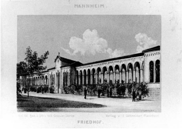 Hauptfriedhof, 1869