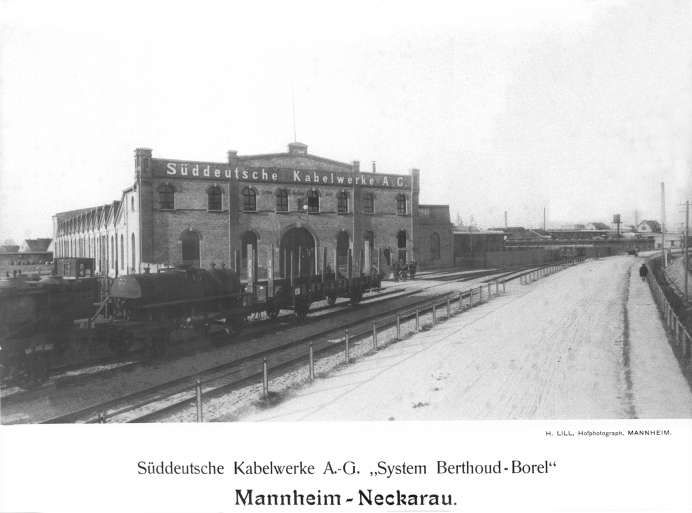 Süddeutsche Kabelwerke - Neckarau um 1900