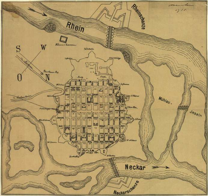 Stadtplan, 1738