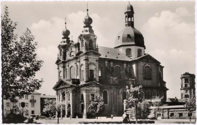 Jesuitenkirche um 1950
