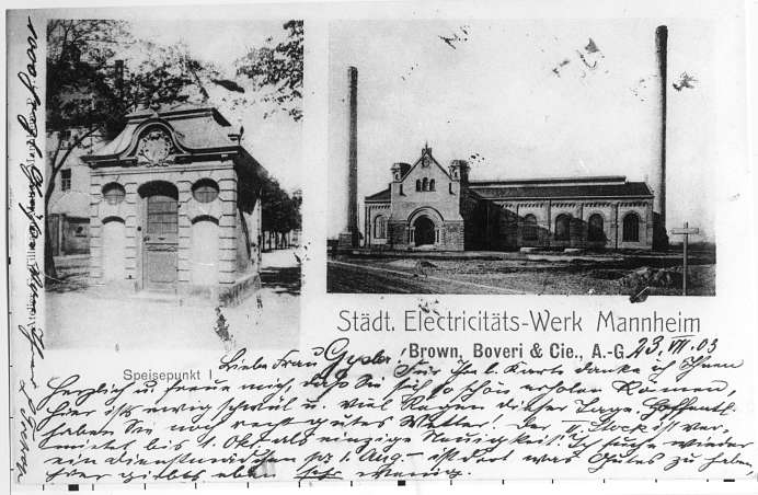 Elektrizitätswerk, 1903
