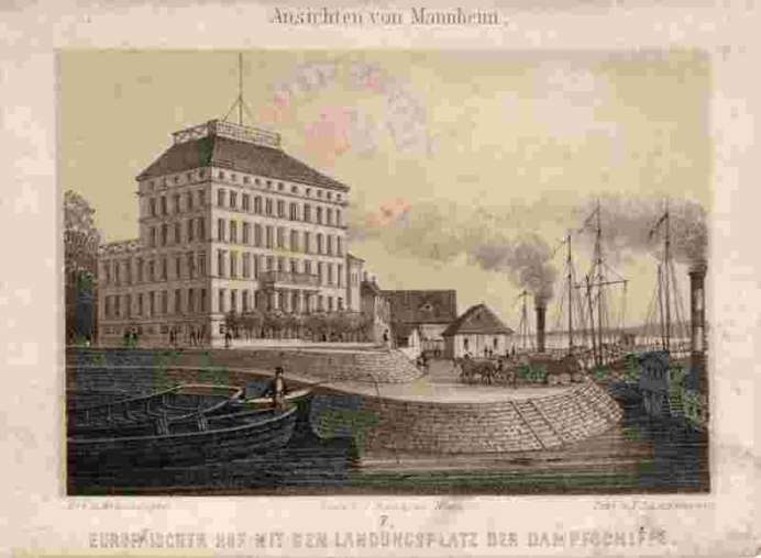 Landungsplatz, ca. 1850