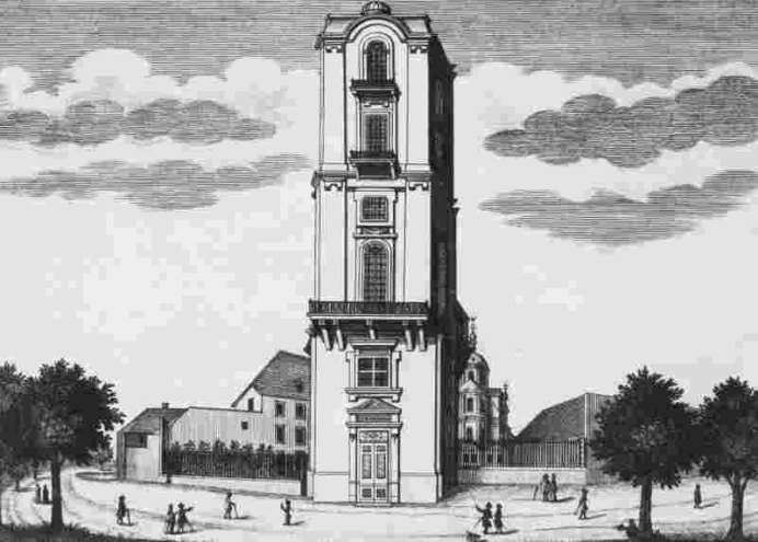 Sternwarte, Stich ca. 1780