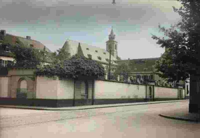 E 6,1 - Bürgerhospital mit Kirche, um 1935/36