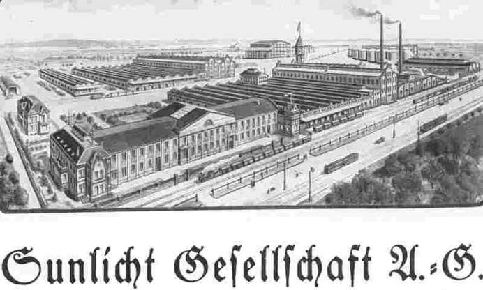 Das Werk in Rheinau, ca. 1922.