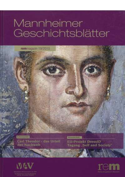Cover-Abbildung:Mannheimer Geschichtsblätter 19/2010