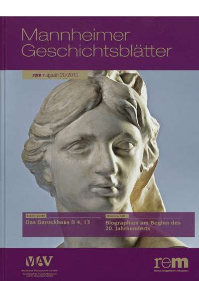 Cover-Abbildung: Mannheimer Geschichtsblätter 20/2010
