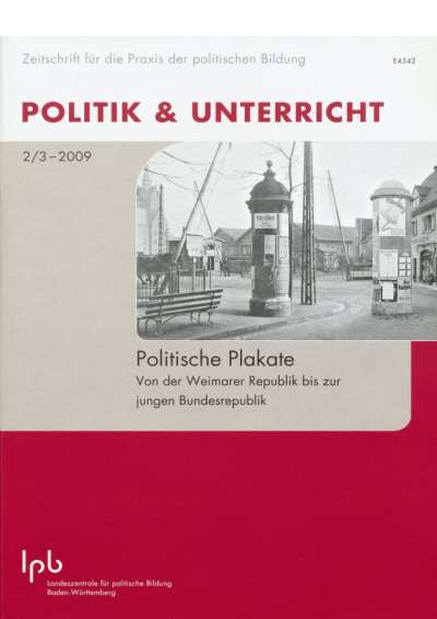 Cover-Abbildung: Politik & Unterricht 2/3 2009