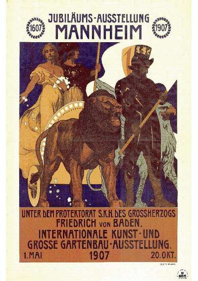 Abbildung: Jubiläums-Ausstellung Mannheim 1907