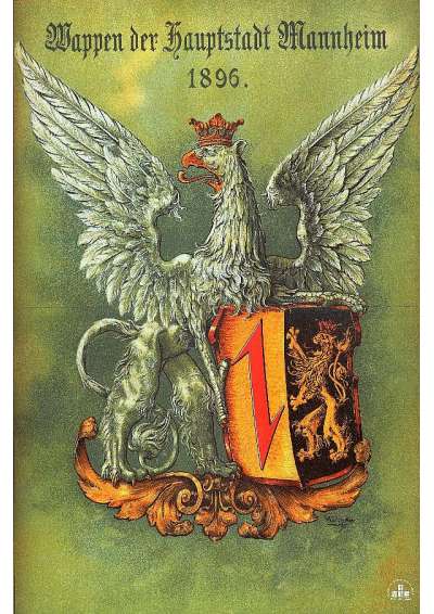 Abbildung:Mannheimer Wappen 1896