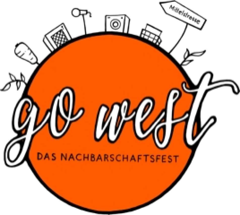 Logo go west - das Nachbarschaftsfest