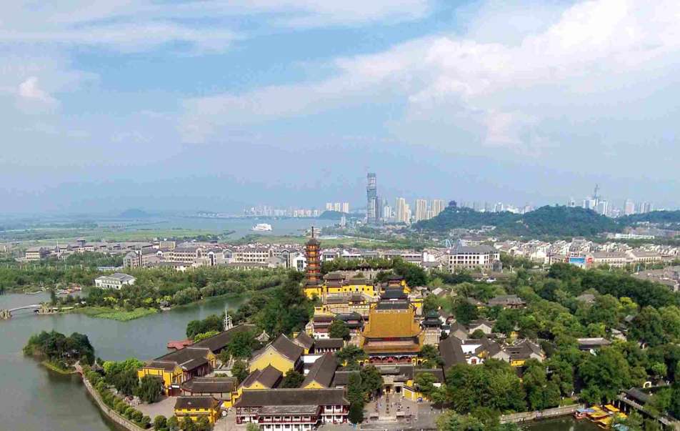 Stadtbild Yangtse in China